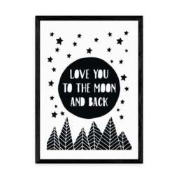 East End Prints To The Moon Print - thumbnail 2