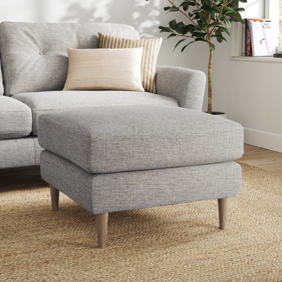 Sven Tonal Weave Footstool - image 1