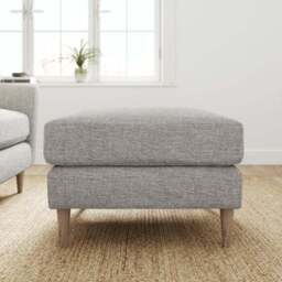Sven Tonal Weave Footstool - thumbnail 2