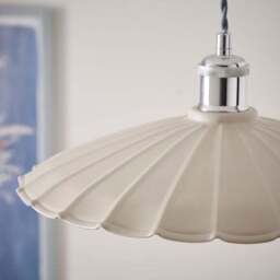 Maya Scalloped Metal Easy Fit Pendant Shade - thumbnail 3