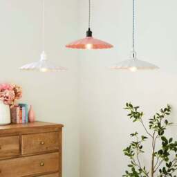 Maya Scalloped Metal Easy Fit Pendant Shade - thumbnail 5
