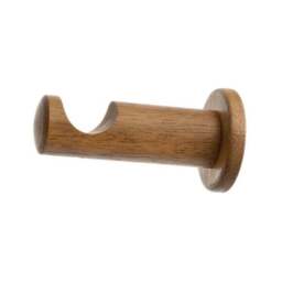 Trinity Fixed Wooden Eyelet Curtain Pole - thumbnail 3