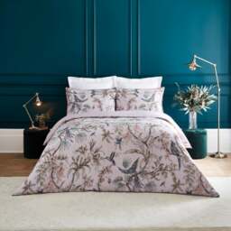 Dorma Lillian 100% Cotton Duvet Cover and Pillowcase Set - thumbnail 1