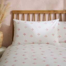Zarah Motif 100% Cotton Duvet Cover & Pillowcase Set - thumbnail 2
