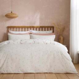 Zarah Motif 100% Cotton Duvet Cover & Pillowcase Set - thumbnail 3