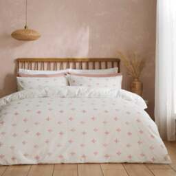 Zarah Motif 100% Cotton Duvet Cover & Pillowcase Set - thumbnail 1