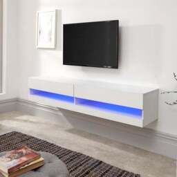 "Galicia Wide TV Unit with Shelving for TVs up to 65""" - thumbnail 4