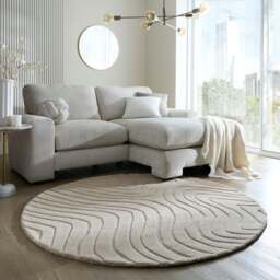Mesmerise Abstract Wool Round Rug