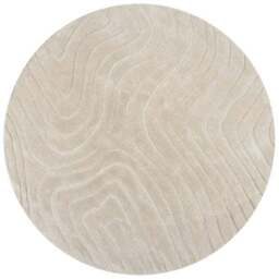 Mesmerise Abstract Wool Round Rug - thumbnail 5