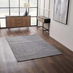 Pacific Lifestyle Double Stitch Design Rectangle Indoor Outdoor Rug - thumbnail 1
