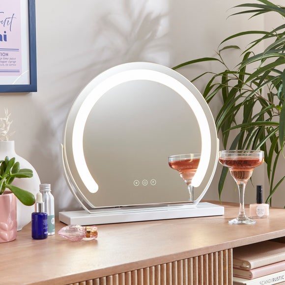 Round LED Dressing Table Mirror - image 1