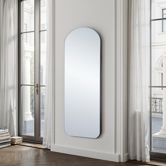 Yearn Soho Arched Curved Full Length Wall Mirror - image 1