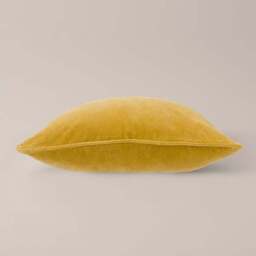 Clara Cotton Velvet Square Cushion - thumbnail 3