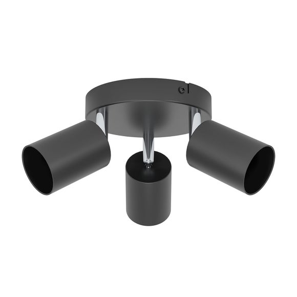 EGLO Essentials Reciso-E 3 Light Adjustable Semi Flush Spotlight - image 1