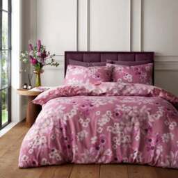 RHS x Catherine Lansfield Rosemoor Floral Duvet Cover & Pillowcase Set - thumbnail 3