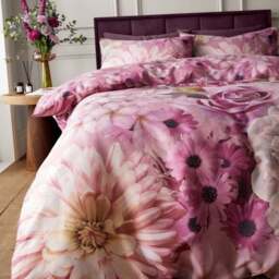 RHS x Catherine Lansfield Rosemoor Floral Duvet Cover & Pillowcase Set - thumbnail 4