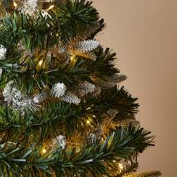 2m Bushy Green Tinsel - thumbnail 1