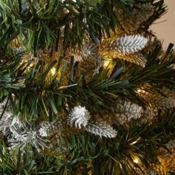 2m Bushy Green Tinsel - thumbnail 2