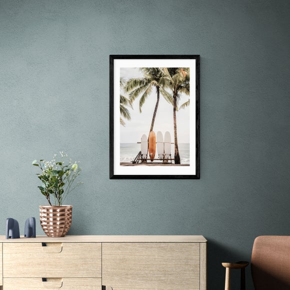 East End Prints Orange Surfboard Print by Sisi and Seb - image 1