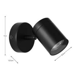 Falco Industrial Bathroom Wall Light - thumbnail 6