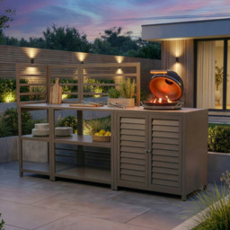 Maze Napoli 3 Piece Outdoor Kitchen Set with Kamado Café - thumbnail 5