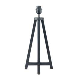 Whitby Wood Tapered 4 Post Linen Table Lamp - thumbnail 2