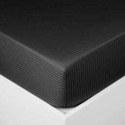 Hotel Cotton Stripe 400 Thread Count Grip Fitted Sheet - thumbnail 2
