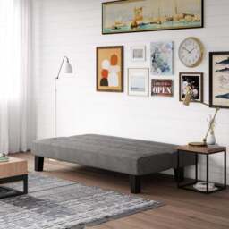Kebo Velvet Clic Clac Compact Double Sofa Bed - thumbnail 3