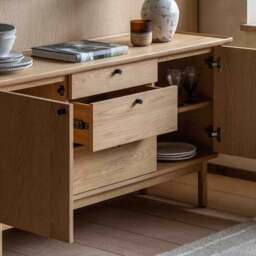 Cedar & Sage Kalia Large Sideboard, Oak Effect - thumbnail 2