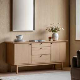 Cedar & Sage Kalia Large Sideboard, Oak Effect