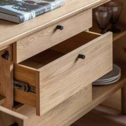 Cedar & Sage Kalia Large Sideboard, Oak Effect - thumbnail 3