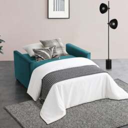 Serena Velvet 2 Seater Sofa Bed - thumbnail 1