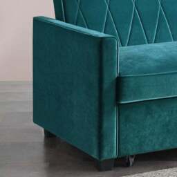 Serena Velvet 2 Seater Sofa Bed - thumbnail 3
