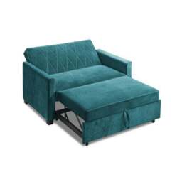 Serena Velvet 2 Seater Sofa Bed - thumbnail 5