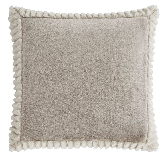 Catherine Lansfield Faux Velvet Cushion - image 1