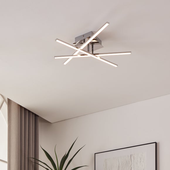 EGLO Lasana Modern 3 Light LED Ceiling Light - image 1
