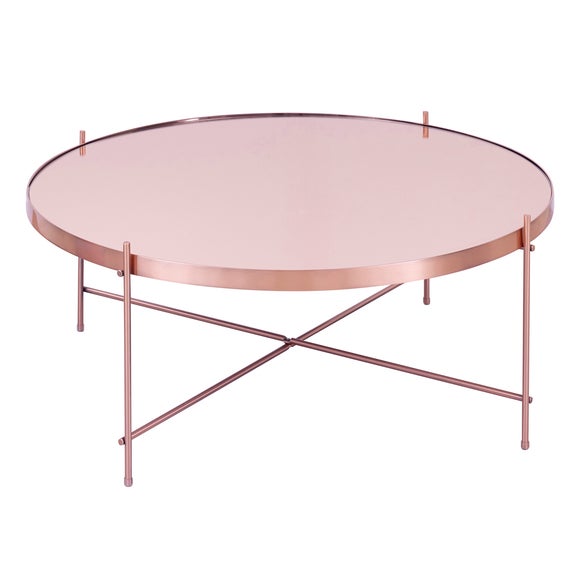 Oakland Circular Coffee Table, Copper