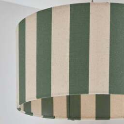 Beatrice Stripe Shallow Drum Lamp Shade - thumbnail 3
