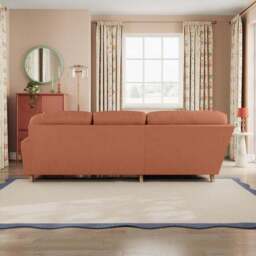 Martha Vintage Velvet Full Corner Sofa - thumbnail 3