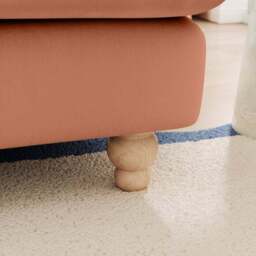 Martha Vintage Velvet Full Corner Sofa - thumbnail 4