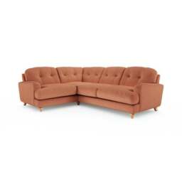 Martha Vintage Velvet Full Corner Sofa - thumbnail 6