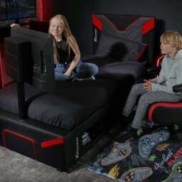 X Rocker Cerberus Twist TV Single Gaming Bed Frame - thumbnail 2