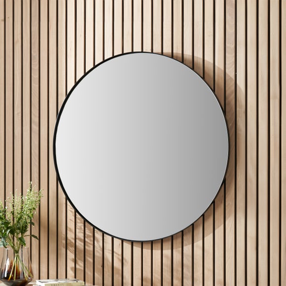 Slim Frame Round Wall Mirror - image 1