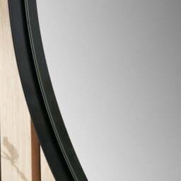 Slim Frame Round Wall Mirror - thumbnail 2