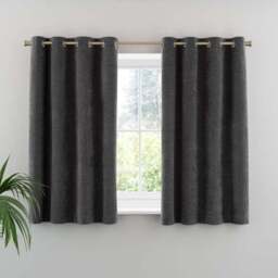 Genoa Chenille Blackout Eyelet Curtains - thumbnail 5