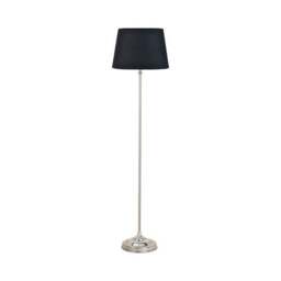 Pacific Lifestyle Auden Metal Stick Floor Lamp with Adelaide Tapered Cotton Mix Lampshade - thumbnail 5