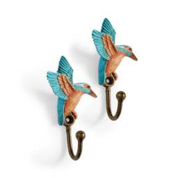 Kingfisher Curtain Tieback Hooks - thumbnail 3