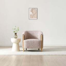 Lilian Chenille Accent Chair - thumbnail 2
