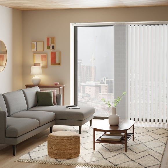Cordless Room Darkening Vertical Blind