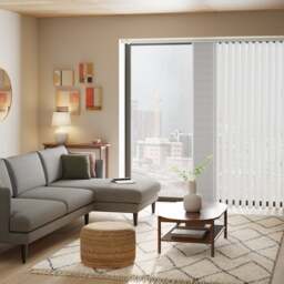 Cordless Room Darkening Vertical Blind - thumbnail 1